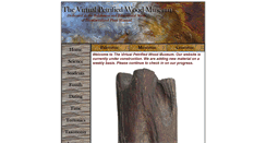 Desktop Screenshot of petrifiedwoodmuseum.org